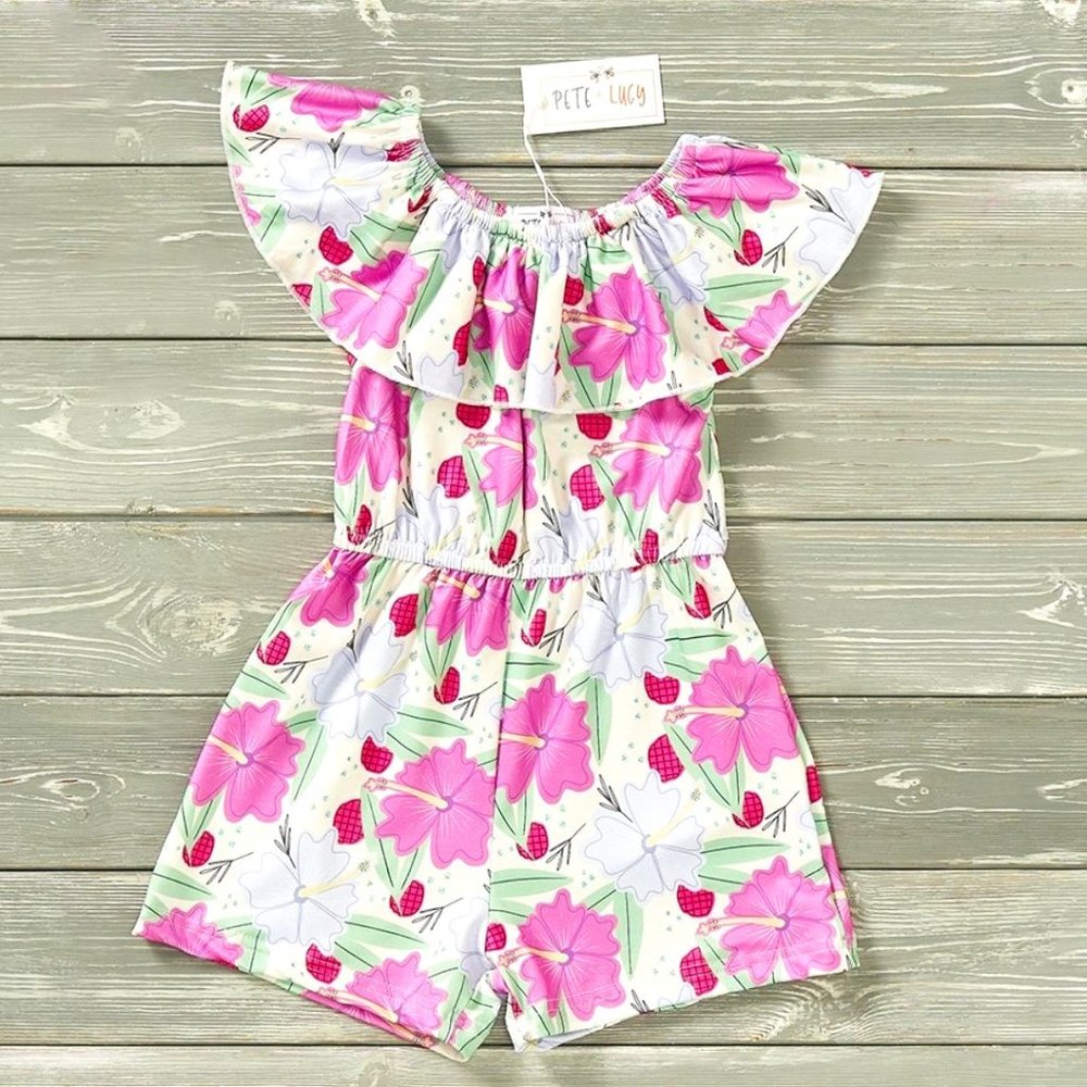 Hibiscus in the Breeze Romper
